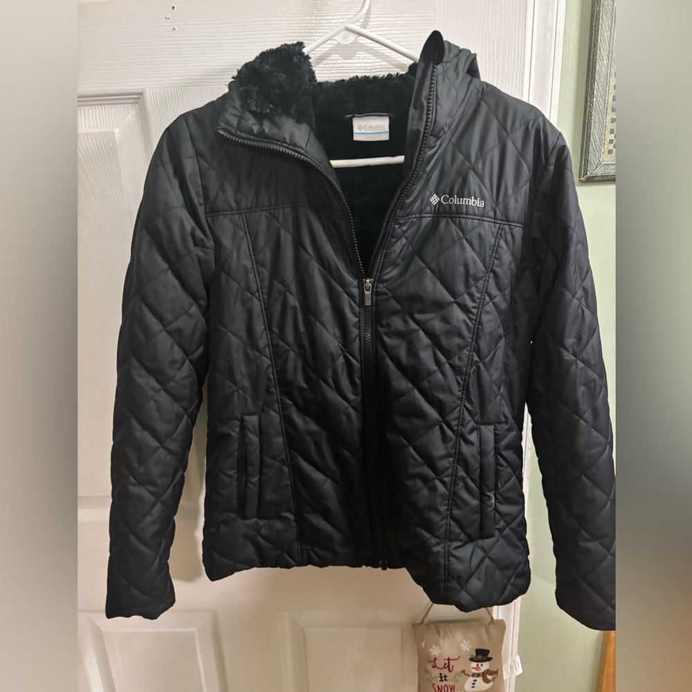 Columbia Kids Quilted Black Puffer Jacket